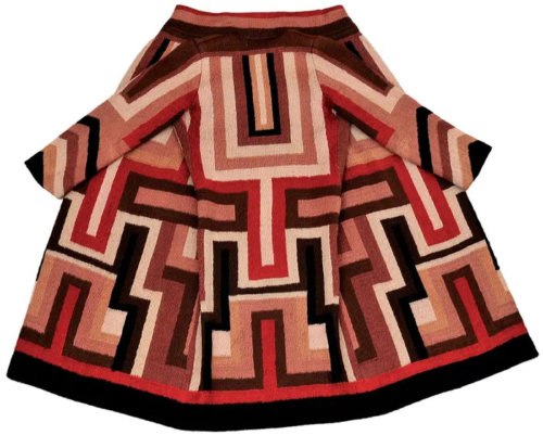 Sonia Delaunay, Coat made for Gloria Swanson 1923-1924 Textiel