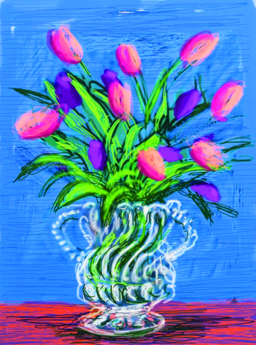 David Hockney - ipad tulpen 2020